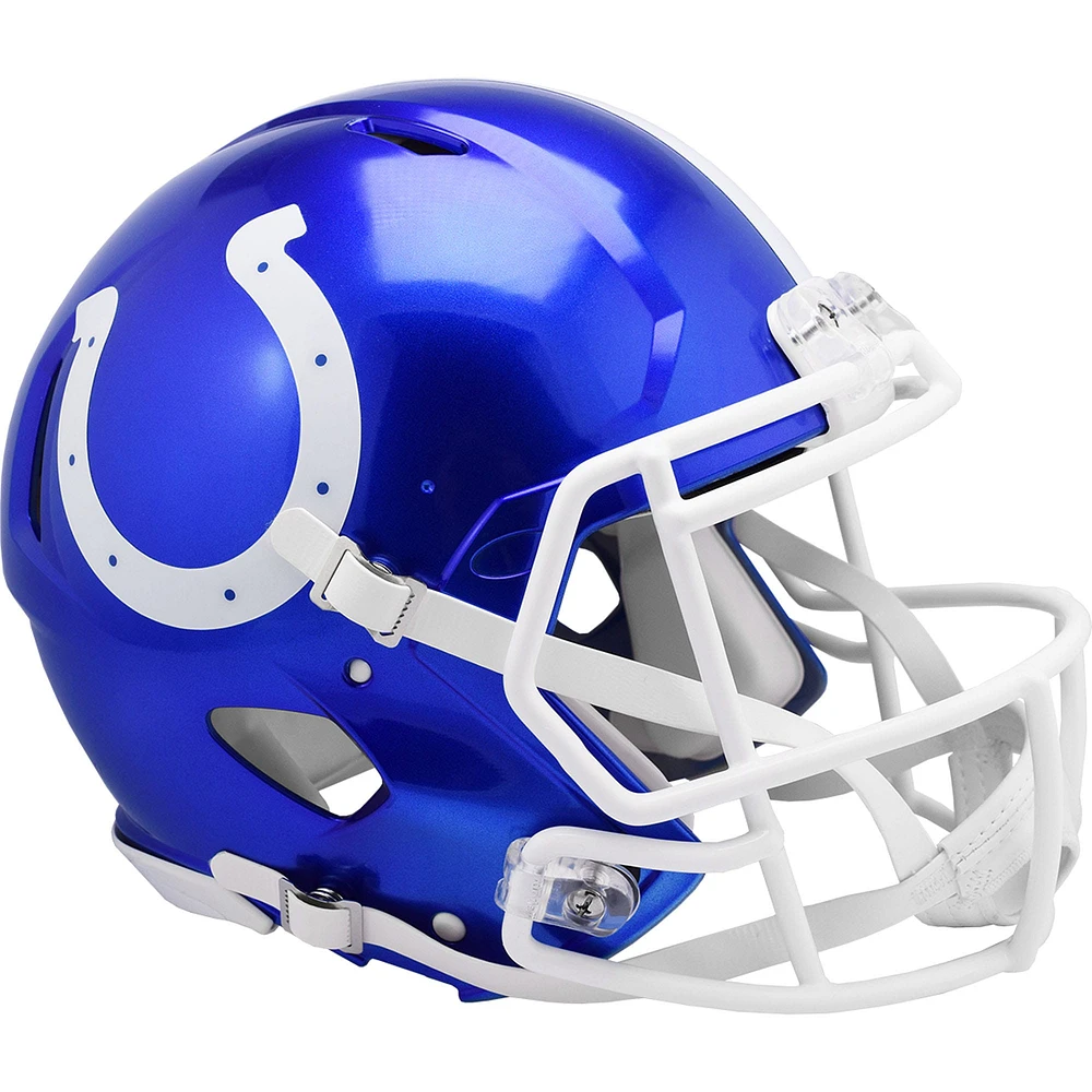 Indianapolis Colts Unsigned Riddell FLASH Alternate Revolution Speed Authentic Football Helmet