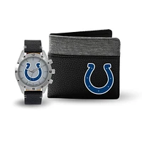 Coffret cadeau montre et portefeuille Indianapolis Colts