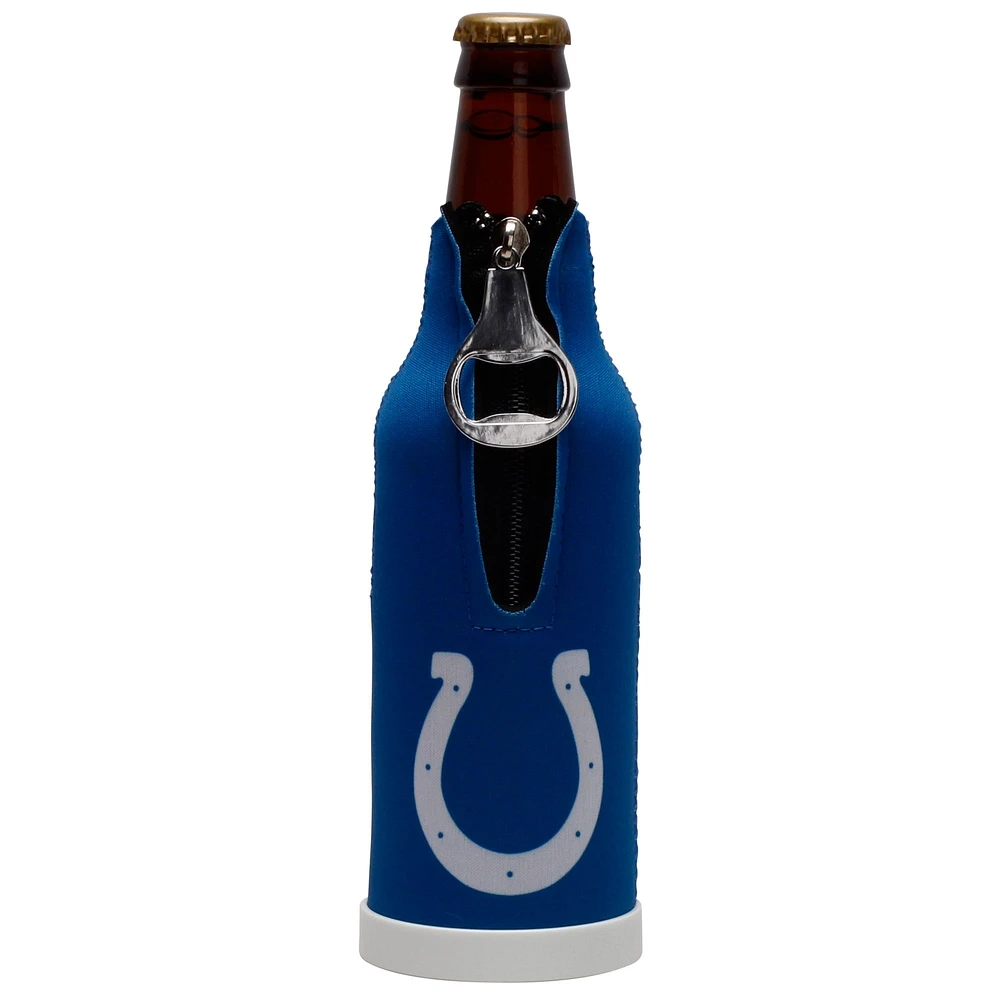 Indianapolis Colts Zippered Bottle Insulator Basic - Royal Blue