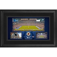 Indianapollis Colts Framed 10" x 18" Stadium Panoramic Collage with Game-Used Football - Limited Edition of 500