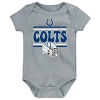 Ensemble de trois bodies pour bébé Indianapolis Colts Play Day