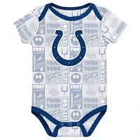 Ensemble de trois bodies pour bébé Indianapolis Colts Play Day