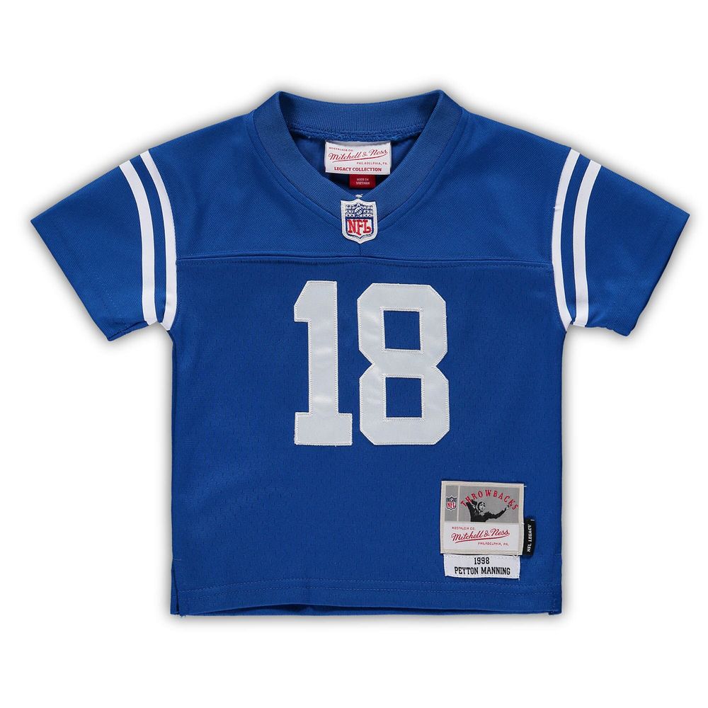 Infant Mitchell & Ness Peyton Manning Royal Indianapolis Colts 1998 Retired Legacy Jersey