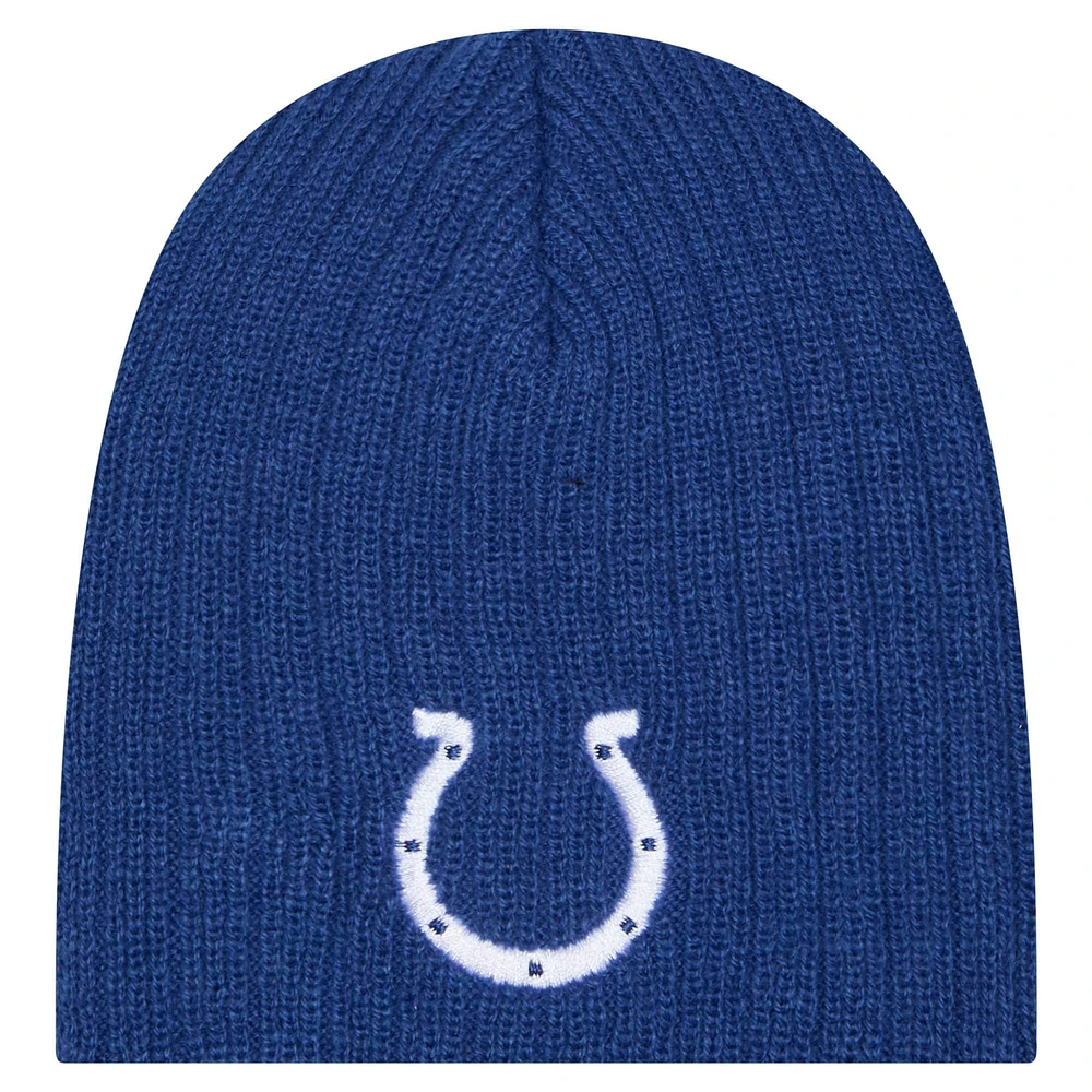 Infant New Era Royal Indianapolis Colts Mini Knit Hat