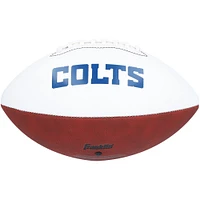 Jonathan Taylor & Anthony Richardson Indianapolis Colts Autographed Franklin White Panel Football 