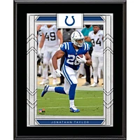 Plaque de joueur sublimée de 10,5" x 13" de Jonathan Taylor Indianapolis Colts