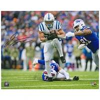 Photographie autographiée de Jonathan Taylor, Indianapolis Colts, 5 TD contre Buffalo, 16" x 20"