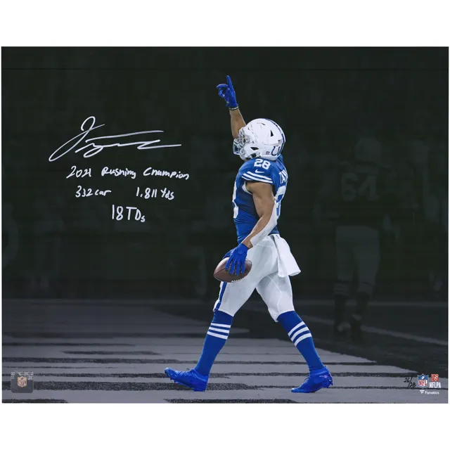 Jonathan Taylor Royal Indianapolis Colts Autographed Nike Limited Jersey  with Multiple Inscriptions - Limited Edition of 28