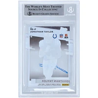 Jonathan Taylor Indianapolis Colts Carte de recrue authentifiée autographiée Panini Chronicles 2020 Donruss clairement classée n° RR-JT Beckett Fanatics