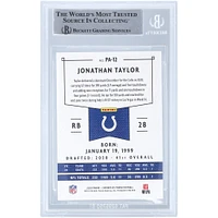 Carte de recrue authentifiée autographiée par Jonathan Taylor Indianapolis Colts 2020 Panini Chronicles #PA-12 Beckett Fanatics