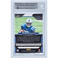 Carte de recrue authentifiée 2020 Panini Chronicles Prizm Black Silver #PB-7 signée Jonathan Taylor Indianapolis Colts par Beckett Fanatics