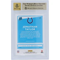Jonathan Taylor Indianapolis Colts Carte Rookie authentifiée 9,5/10 de Beckett Fanatics 2020 autographiée par Panini Donruss avec inscription « Horse Power »