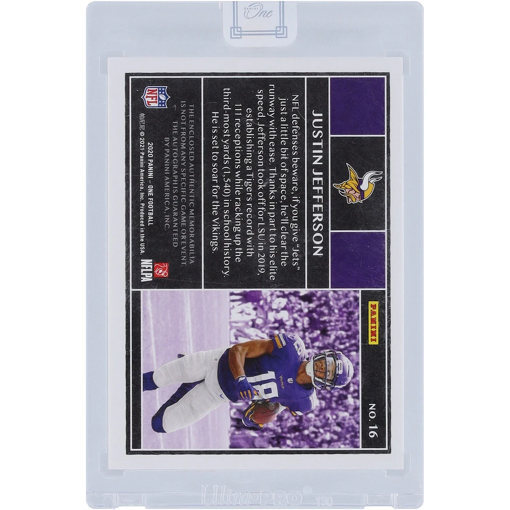 Carte de recrue authentifiée autographiée par Jonathan Taylor Indianapolis Colts 2020 Panini Playoff Rookie Wave Blue Prizm #RW-16 Beckett Fanatics