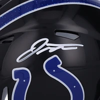 Casque mini Alternate Speed ​​noir autographié par Jonathan Taylor Indianapolis Colts 2023
