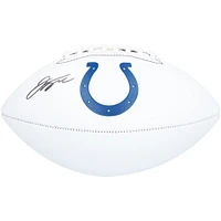 Jonathan Taylor Indianapolis Colts Autographed Franklin White Panel Football 