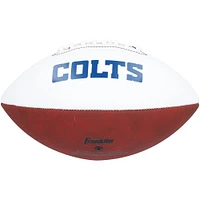 Jonathan Taylor Indianapolis Colts Autographed Franklin White Panel Football 