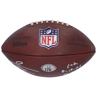 V106832 COLT Jonathan Taylor Ballon de football autographié Indianapolis Colts utilisé lors du match contre les Los Angeles Rams le 19 septembre 2021 avec l'inscription « Game Used » 28 Jonathan Taylor AUTGU FOOTBALL 45714 AUTGMUEQU GUFBFB7621 #4