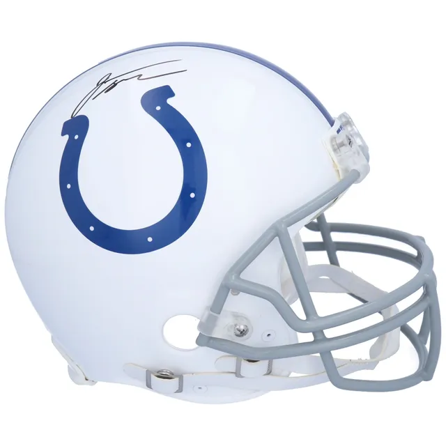 Riddell Indianapolis Colts Flat White Alternate Revolution Speed Authentic  Football Helmet