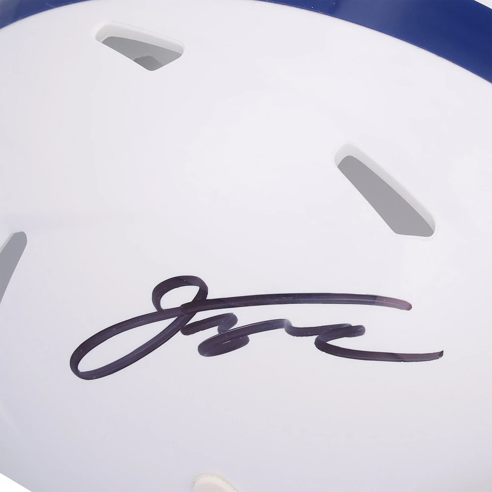 Casque mini-Speed ​​Throwback 2021 autographié par Jonathan Taylor Indianapolis Colts de Riddell