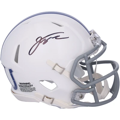 Casque mini-Speed ​​Throwback 2021 autographié par Jonathan Taylor Indianapolis Colts de Riddell