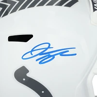 Réplique du casque Riddell 2024 Salute To Service Speed ​​autographié par Jonathan Taylor des Indianapolis Colts