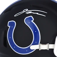 Casque Riddell Speed ​​Mini dédicacé par Jonathan Taylor Indianapolis Colts, noir mat