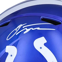 Réplique du casque Riddell Flash Alternate Speed ​​autographié par Jonathan Taylor Indianapolis Colts