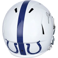 Casque réplique autographié du logo Riddell Speed ​​de Jonathan Taylor Indianapolis Colts