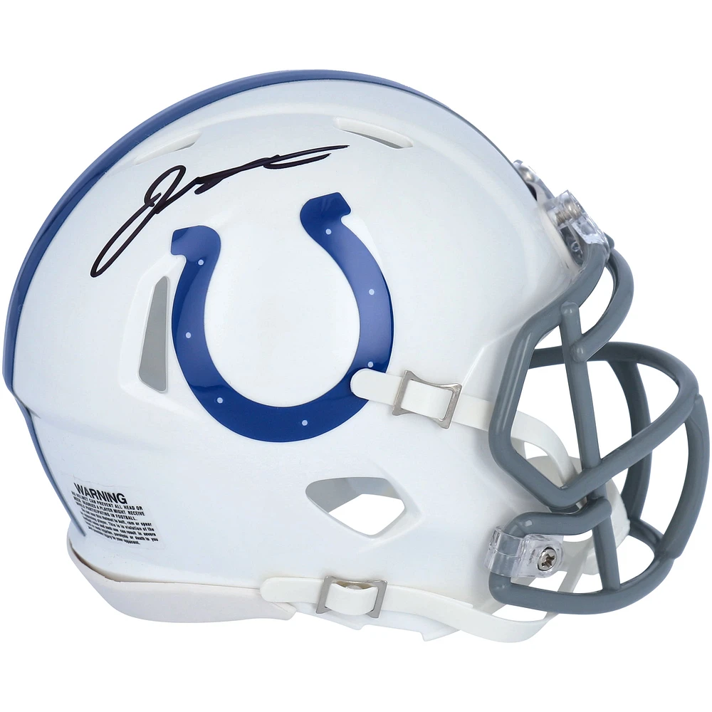 Jonathan Taylor Indianapolis Colts Autographed Riddell Speed Mini Helmet