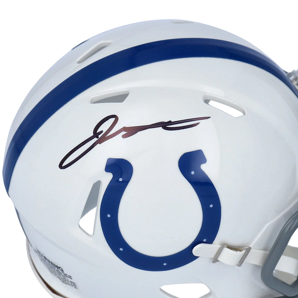 Jonathan Taylor Indianapolis Colts Autographed Riddell Speed Mini Helmet