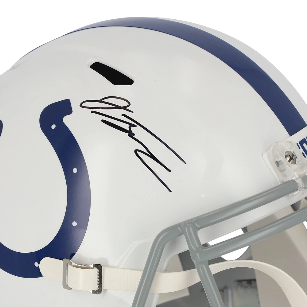 Jonathan Taylor Indianapolis Colts Autographed Riddell Speed Replica Helmet