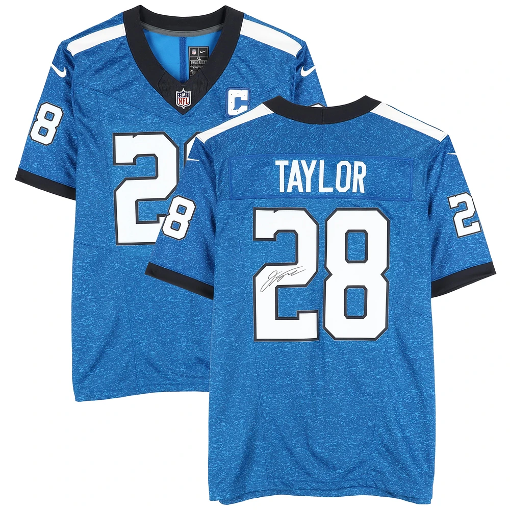 Jonathan Taylor Indianapolis Colts Autographed Royal Alternate Knight Limited Jersey