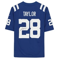 Maillot Nike Royal Home Limited autographié par Jonathan Taylor Indianapolis Colts
