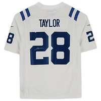 Maillot Nike blanc dédicacé par Jonathan Taylor Indianapolis Colts