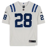 Maillot Nike blanc dédicacé par Jonathan Taylor Indianapolis Colts