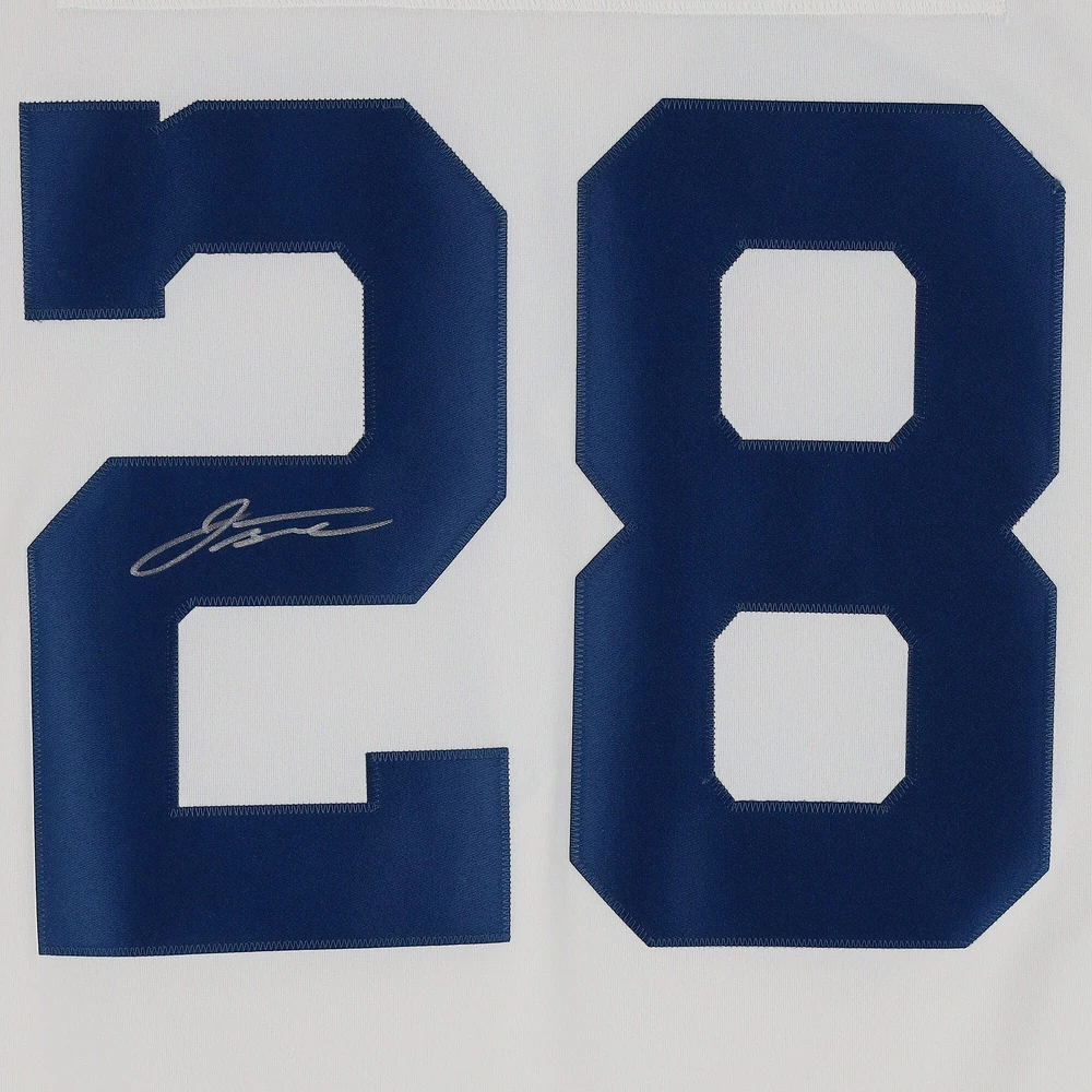 Maillot Nike blanc dédicacé par Jonathan Taylor Indianapolis Colts