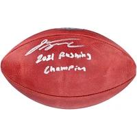 Ballon de football professionnel Wilson Duke en couleur autographié par Jonathan Taylor des Indianapolis Colts avec l'inscription « 2021 Rushing Champion »
