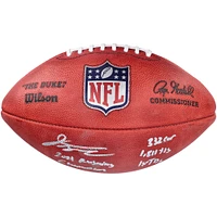 Ballon de football professionnel Wilson Duke en couleur autographié par Jonathan Taylor Indianapolis Colts avec plusieurs inscriptions - Édition limitée à 28 exemplaires