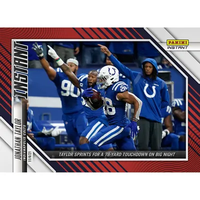 Jonathan Taylor Indianapolis Colts Fanatics Exclusive Parallel Panini Instant NFL Week 9 78-Yard Touchdown Single Trading Card - Limited Edition of 99