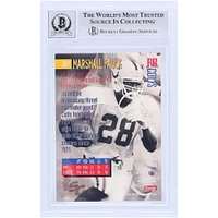 Marshall Faulk Indianapolis Colts Autographed 1994 Topps Stadium Club #327 Beckett Fanatics Witnessed Authenticated 10 Rookie Card