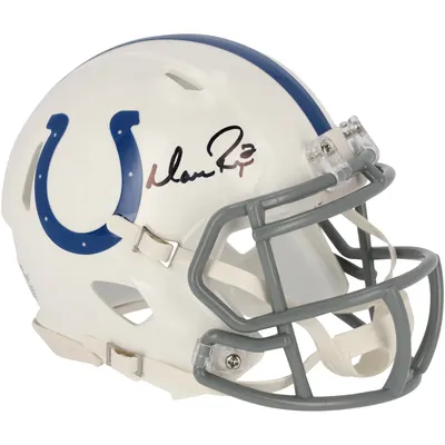 Peyton Manning Indianapolis Colts Autographed Riddell Flash Speed Replica  Helmet