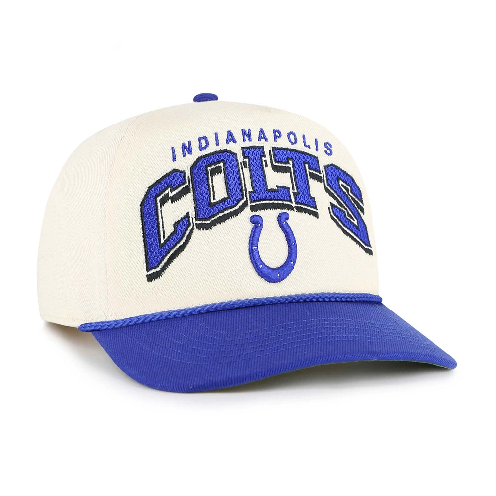 Casquette ajustable en corde Pomona Indianapolis Colts '47 Natural pour homme