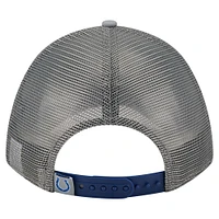 Casquette ajustable New Era Graphite Indianapolis Colts Active Minimalist M-Crown A-Frame 9FORTY pour homme
