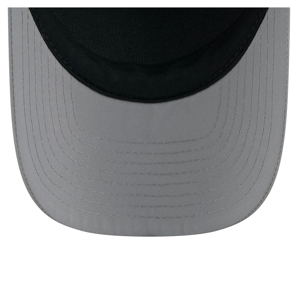 Casquette ajustable New Era Graphite Indianapolis Colts Active Minimalist M-Crown A-Frame 9FORTY pour homme