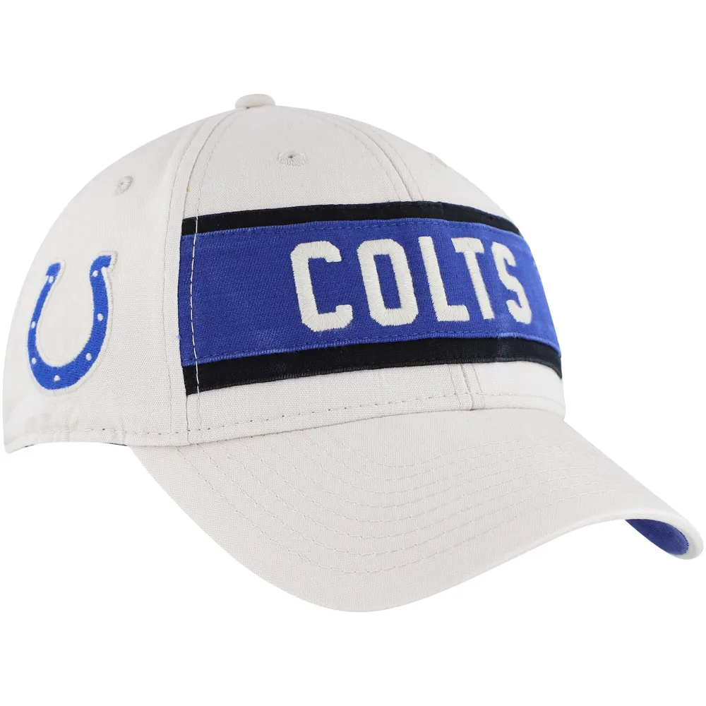 Men's '47 Cream Indianapolis Colts Crossroad MVP Adjustable Hat