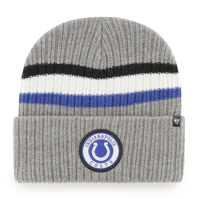 Women's Fanatics Branded Royal Indianapolis Colts Fundamentals Cuffed Knit Hat with Pom