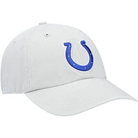 Men's '47 Gray Indianapolis Colts Secondary Clean Up Adjustable Hat