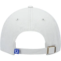 Men's '47 Gray Indianapolis Colts Secondary Clean Up Adjustable Hat