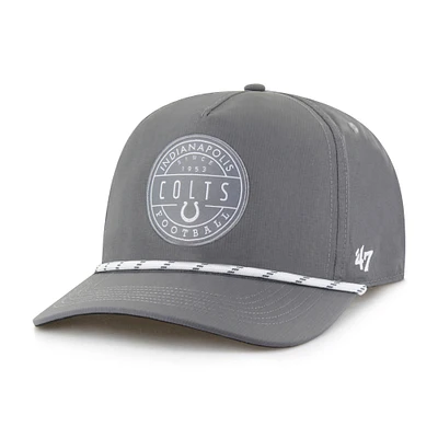 Men's '47  Gray Indianapolis Colts Suburbia Hitch Adjustable Hat
