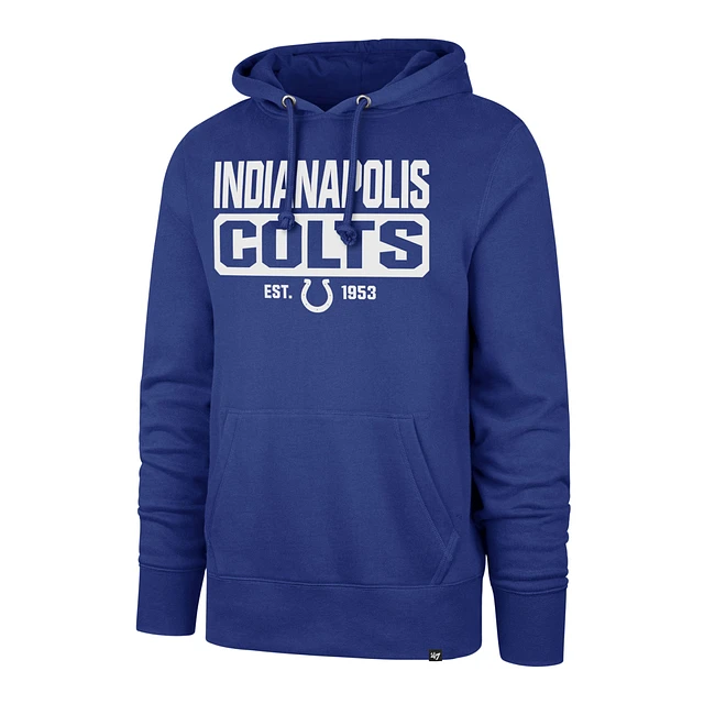 Men's Antigua White Indianapolis Colts Victory Full-Zip Hoodie Size: Small